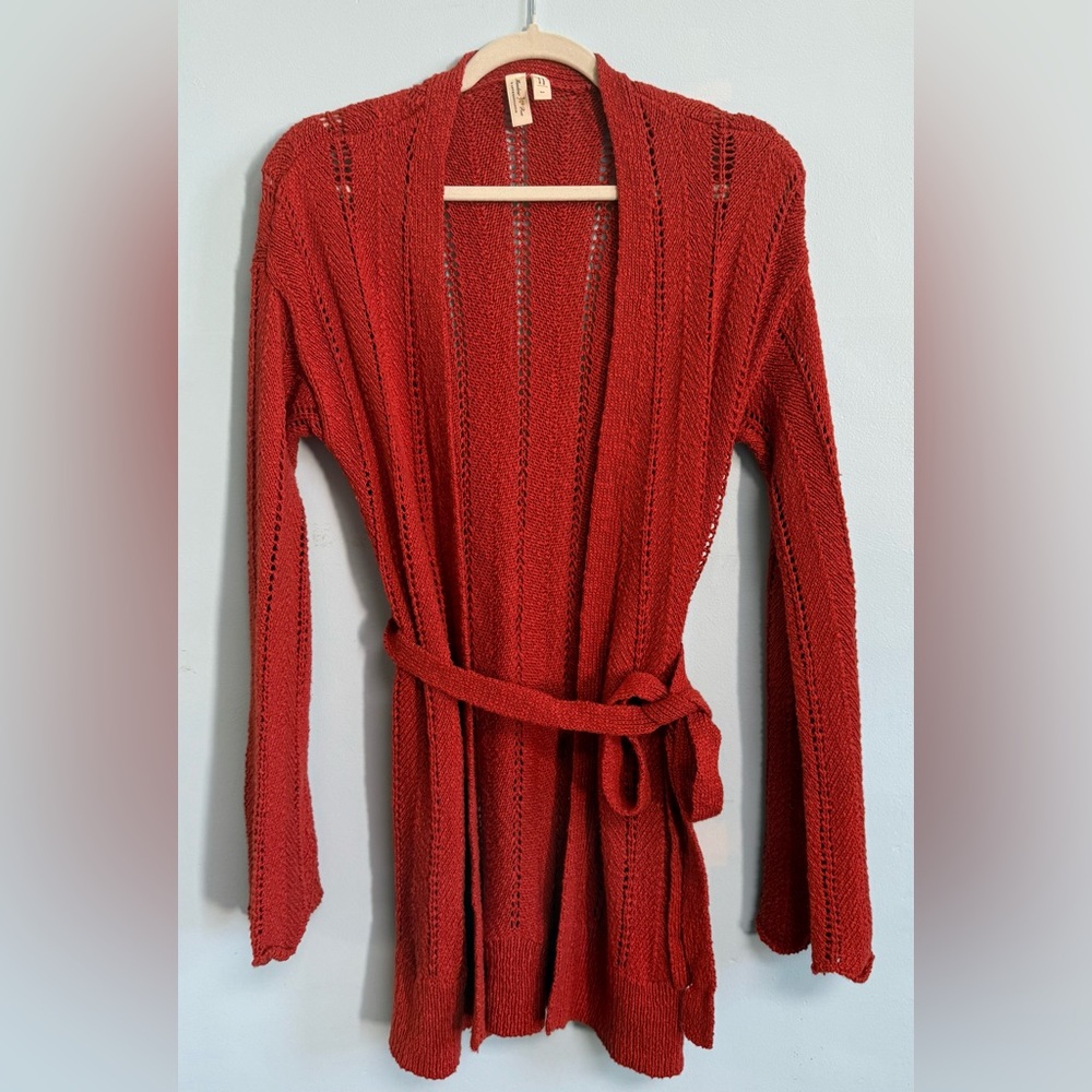 Anthropologie Meadow Rue Open-Front Cardigan-XS